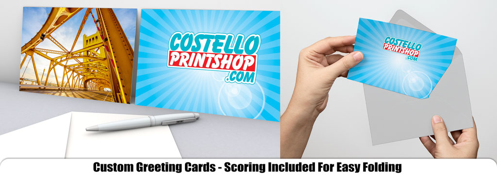 Greeting card printing