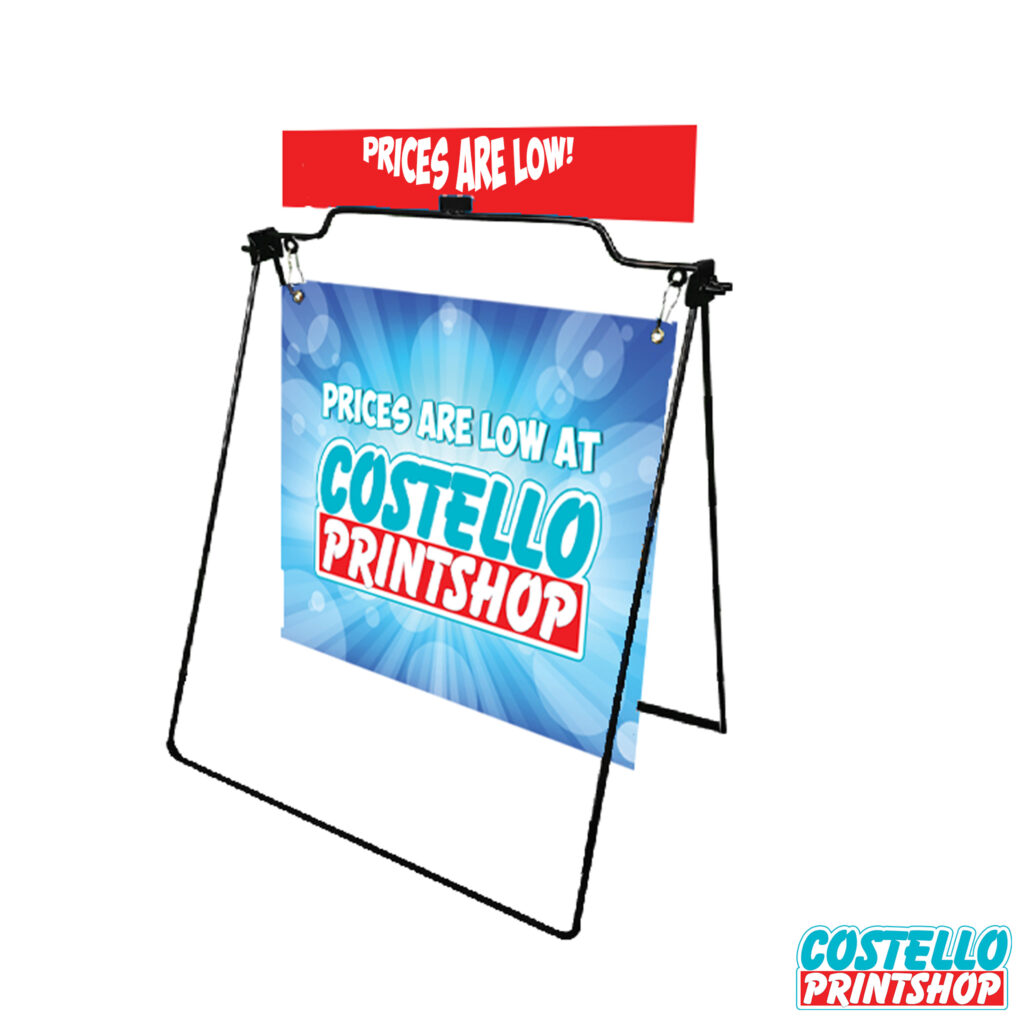 Metal AFrame Sidewalk Signs ⋆ (916) 2779042