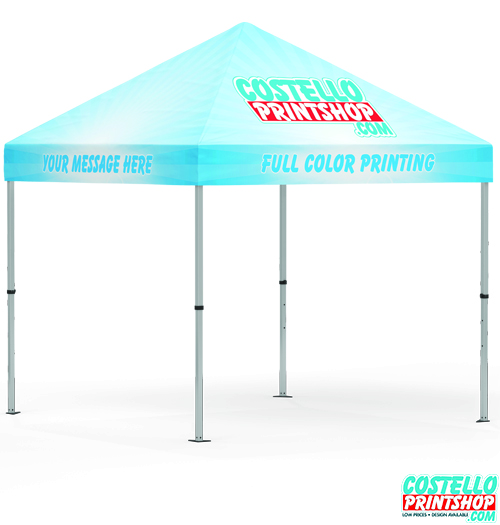 10x10 full color printed event tent sale 2020