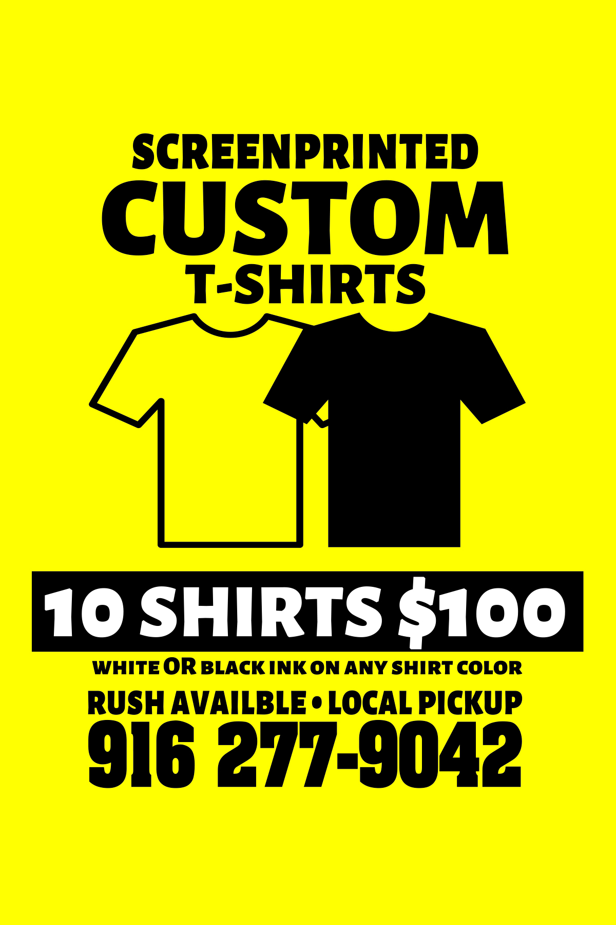10 Shirts $100